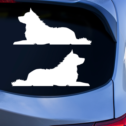 Alaskan Malamute Silhouette Stickers