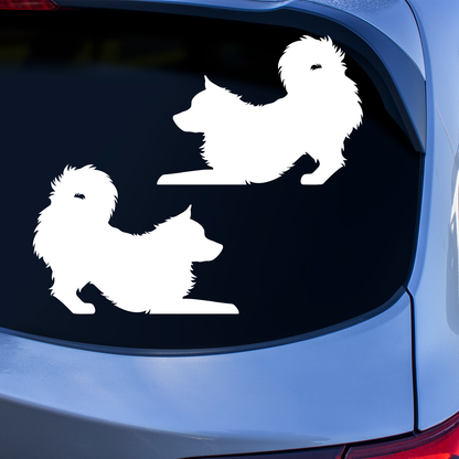 Alaskan Malamute Silhouette Stickers