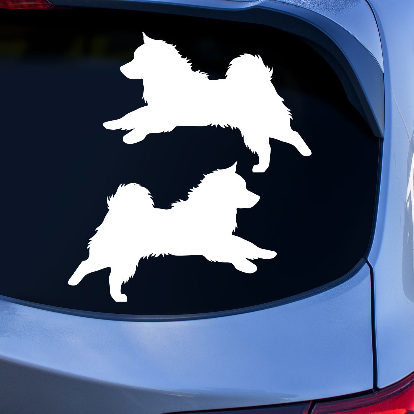 Alaskan Malamute Silhouette Stickers