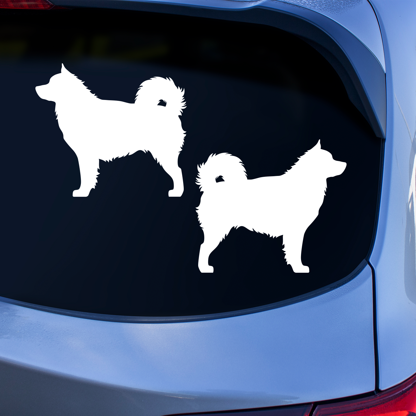 Alaskan Malamute Silhouette Stickers