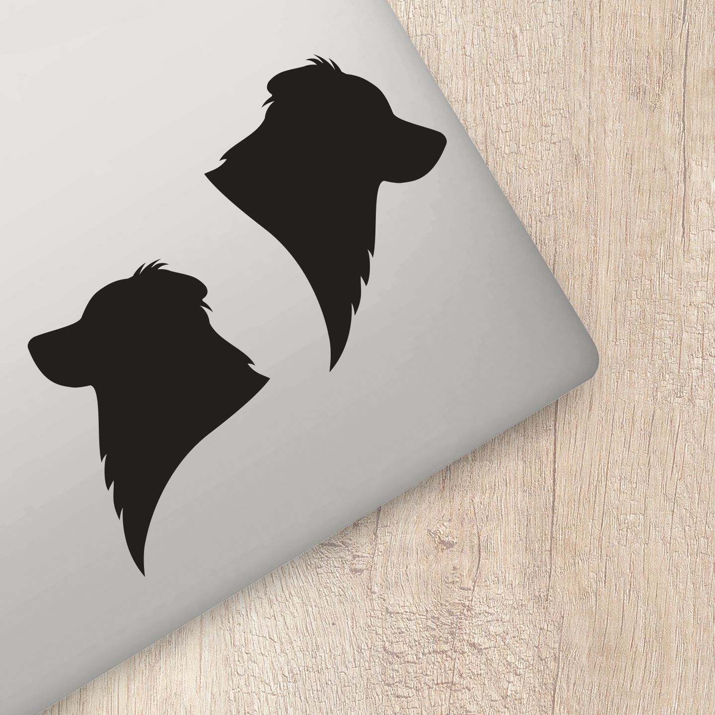 Australian Shepherd Silhouette Stickers