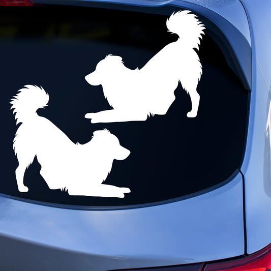 Australian Shepherd Silhouette Stickers