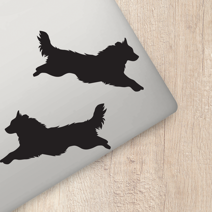 Australian Shepherd Silhouette Stickers