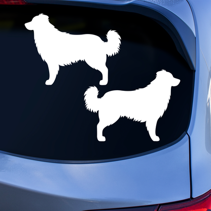 Australian Shepherd Silhouette Stickers