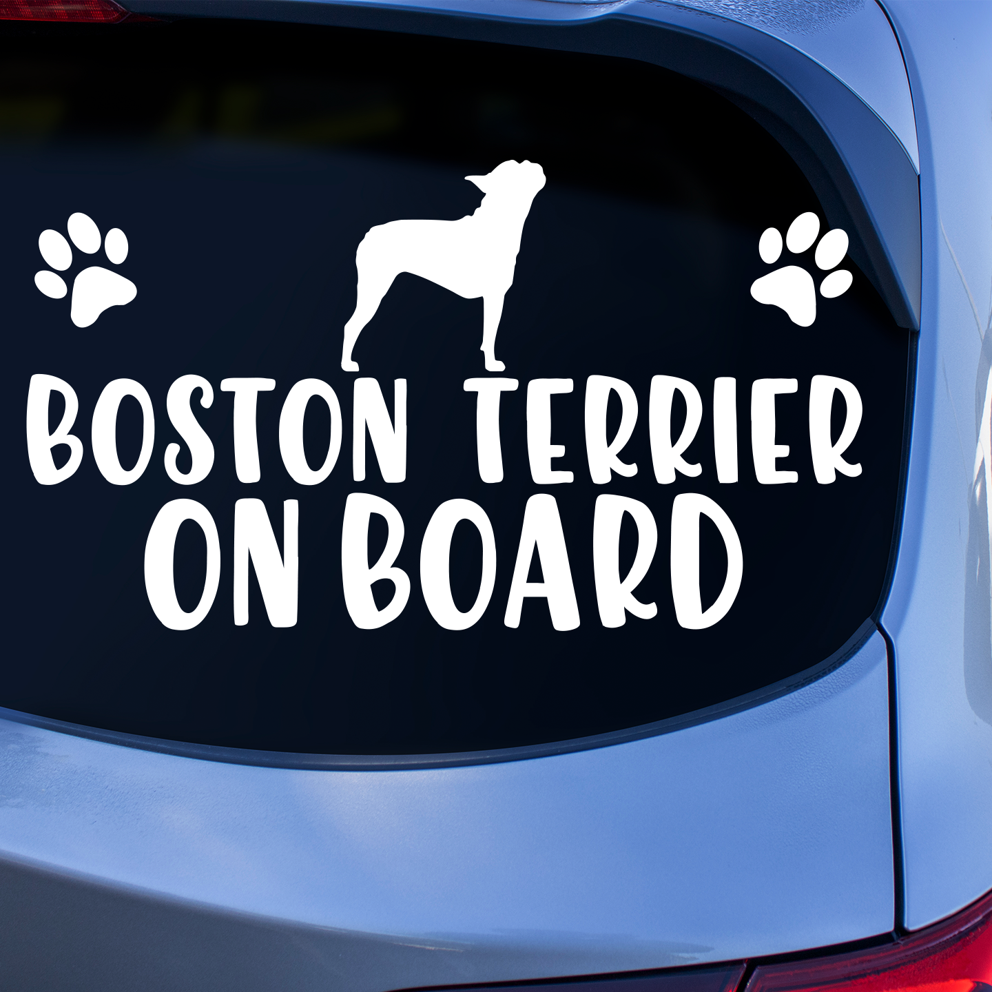 Boston Terriers On Board Sticker Dog Stickers Australia – Pet