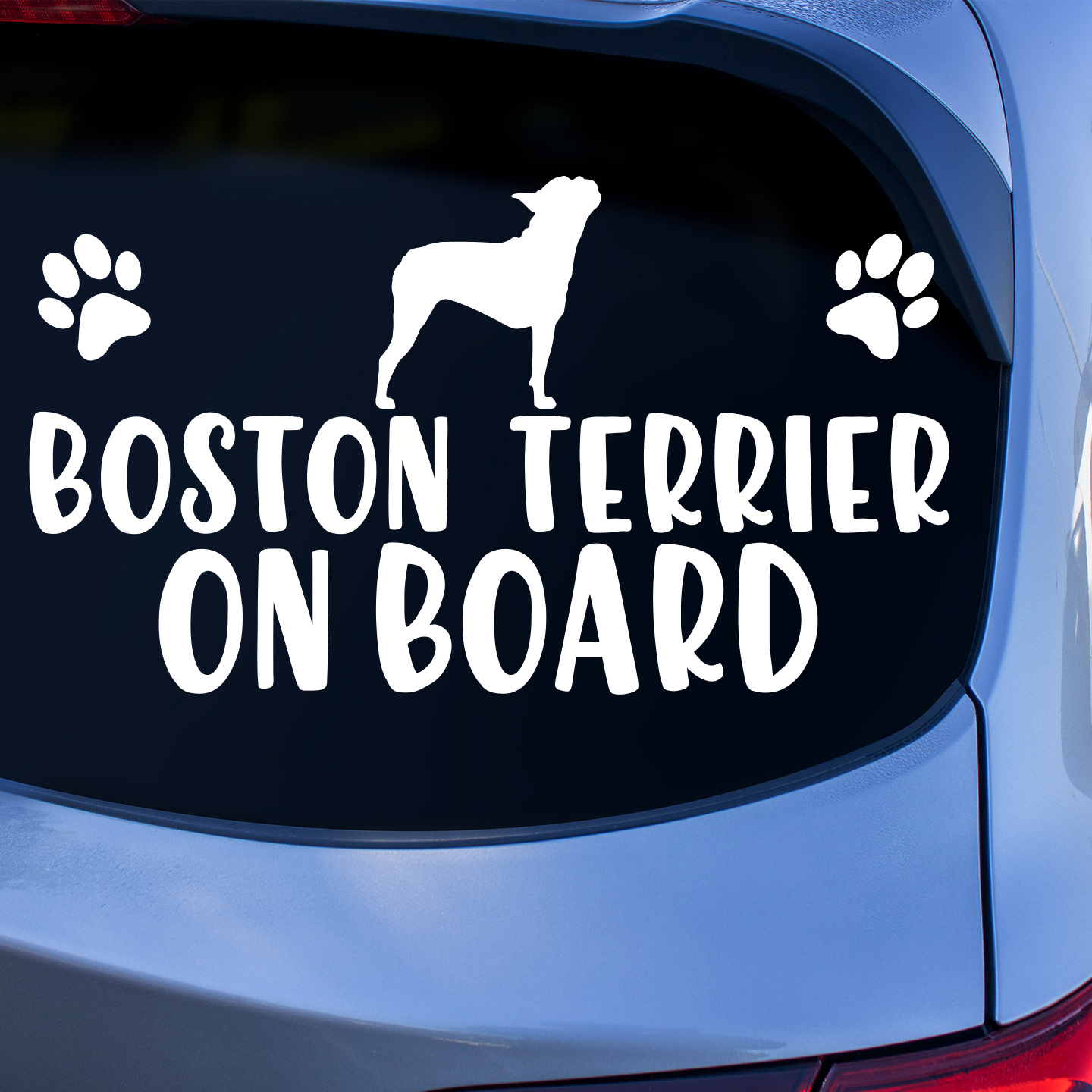 Boston Terriers On Board Sticker