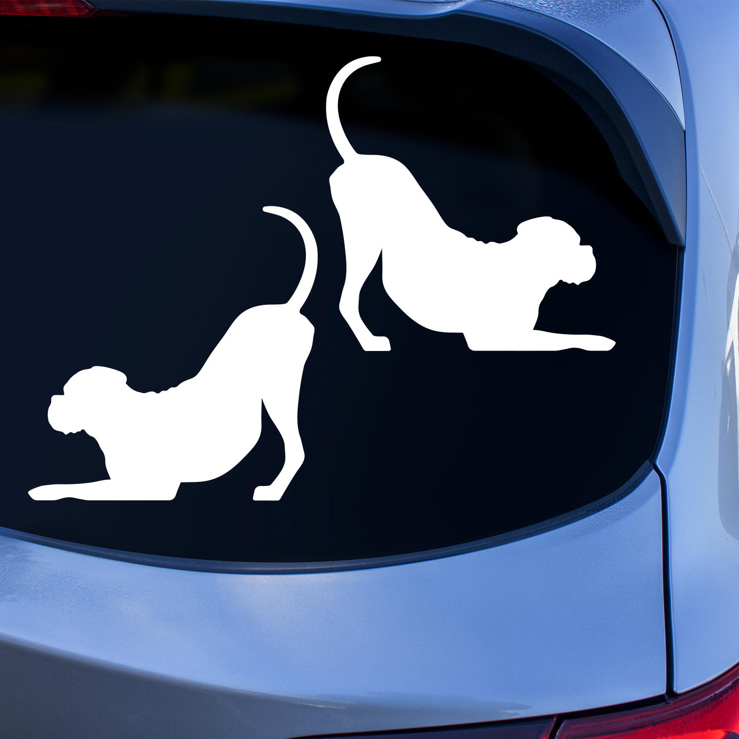 Boxer Silhouette Stickers