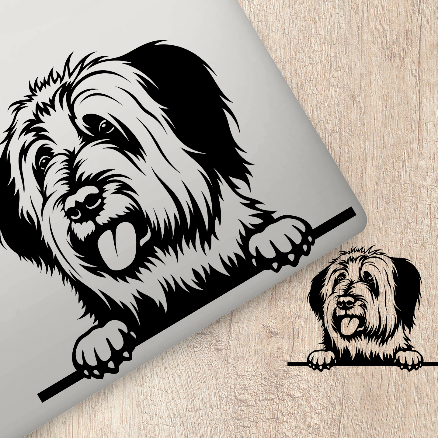 Briard Sticker