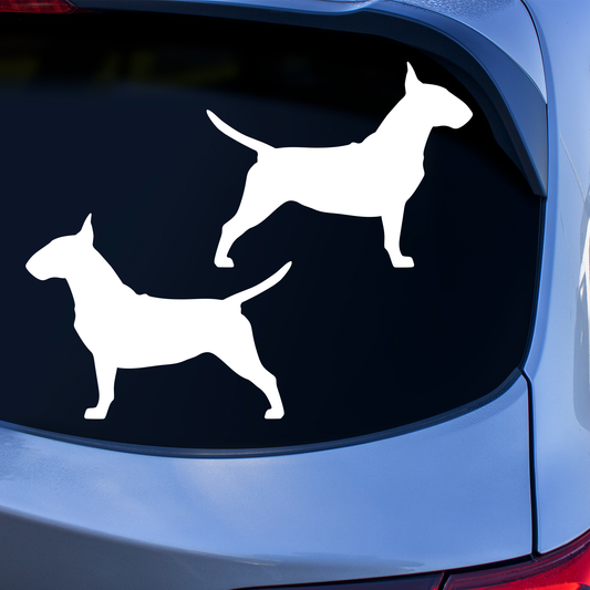 Bull Terrier Silhouette Stickers