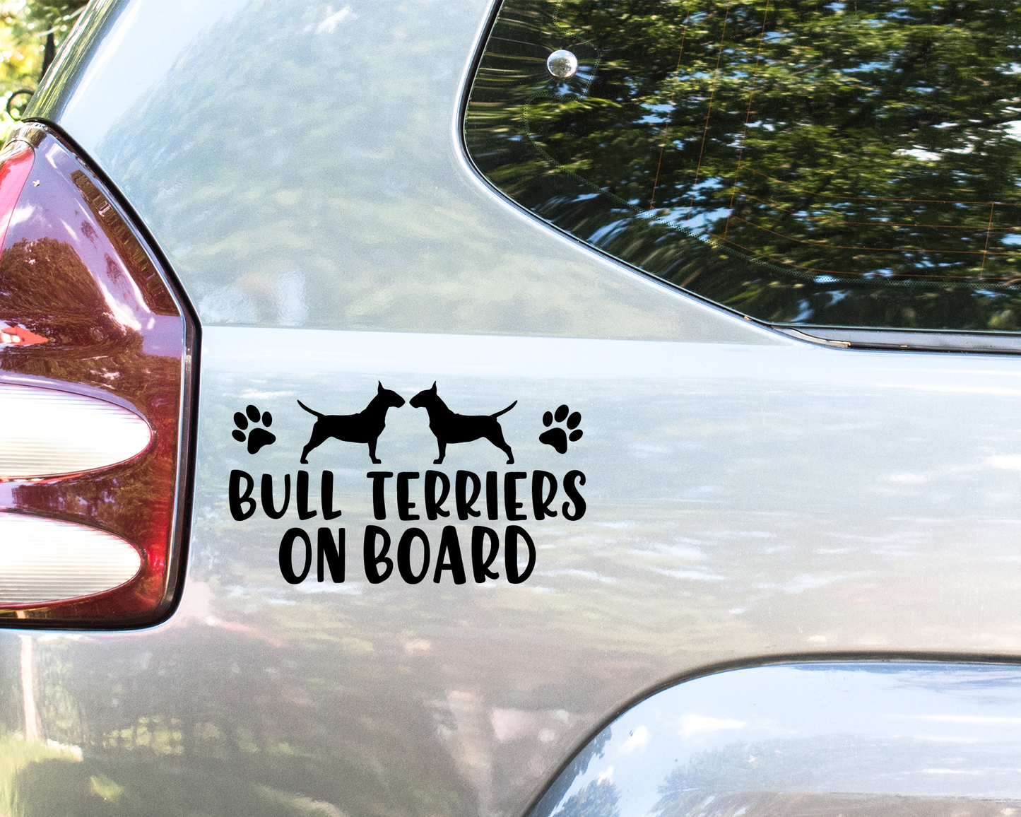 Bull Terriers On Board Sticker