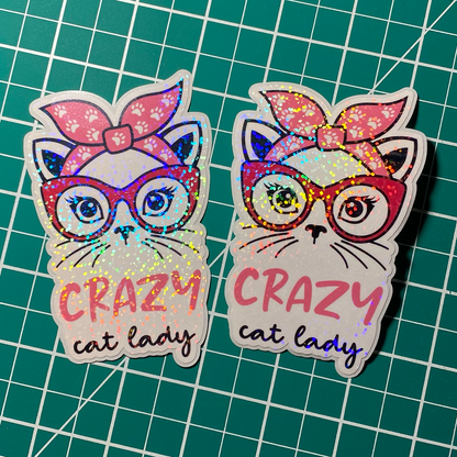 Crazy Cat Lady Sticker