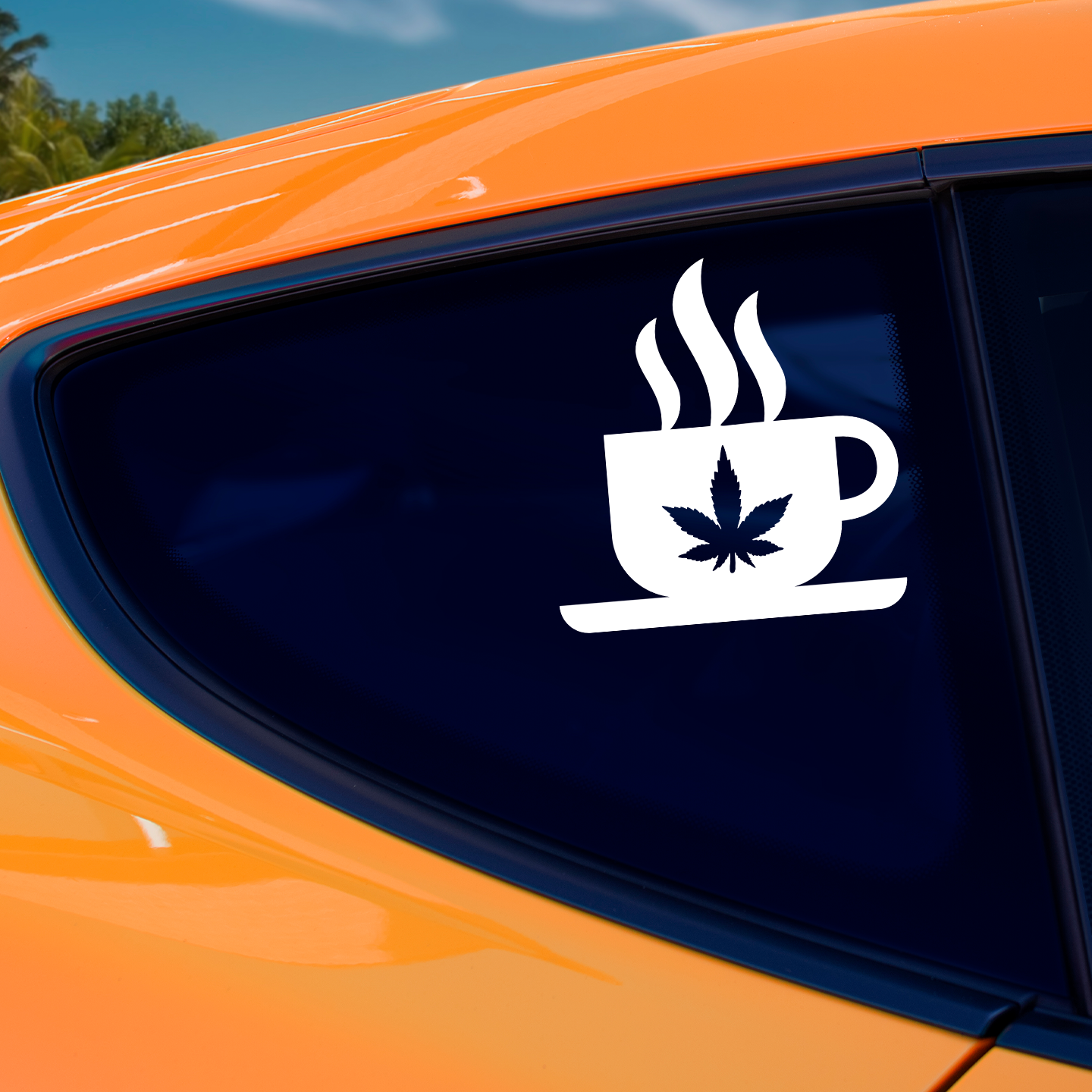 Cannabis Coffee Sticker