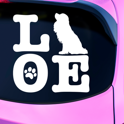 Cavalier King Charles Spaniel LOVE Sticker