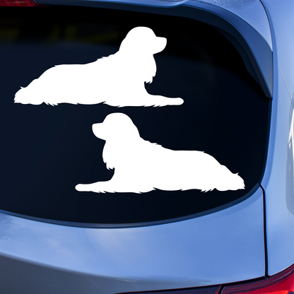 Cavalier Spaniel Silhouette Stickers