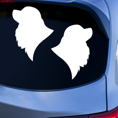 Cavalier Spaniel Silhouette Stickers