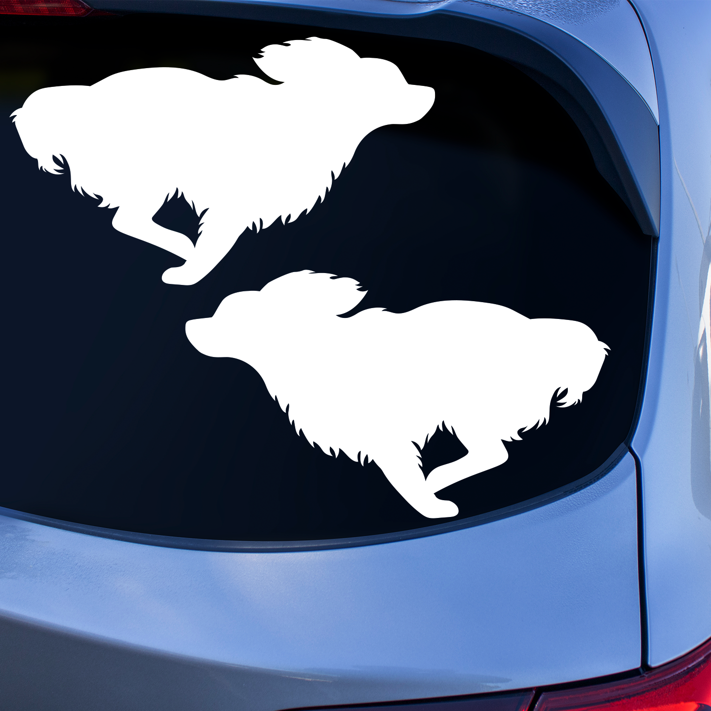 Cavalier Spaniel Silhouette Stickers