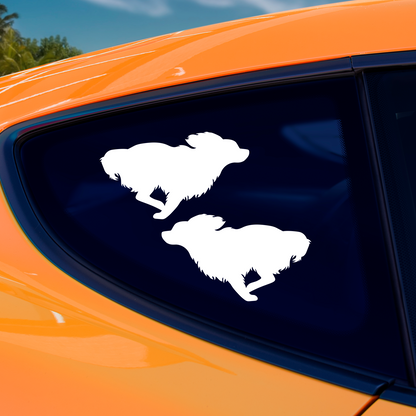 Cavalier Spaniel Silhouette Stickers