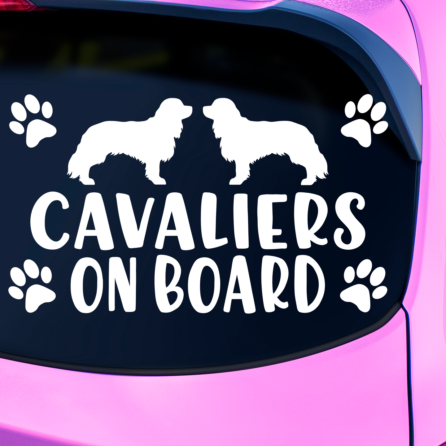 Cavaliers On Board Sticker