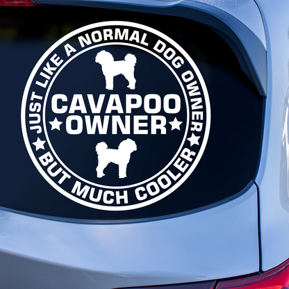 Cavapoo Owner Sticker