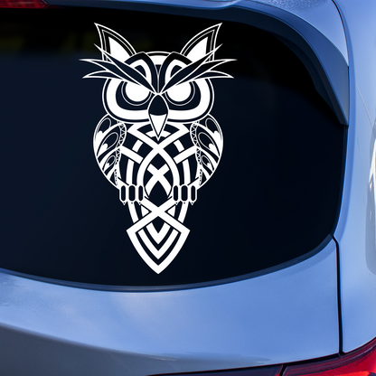 Celtic Owl Sticker