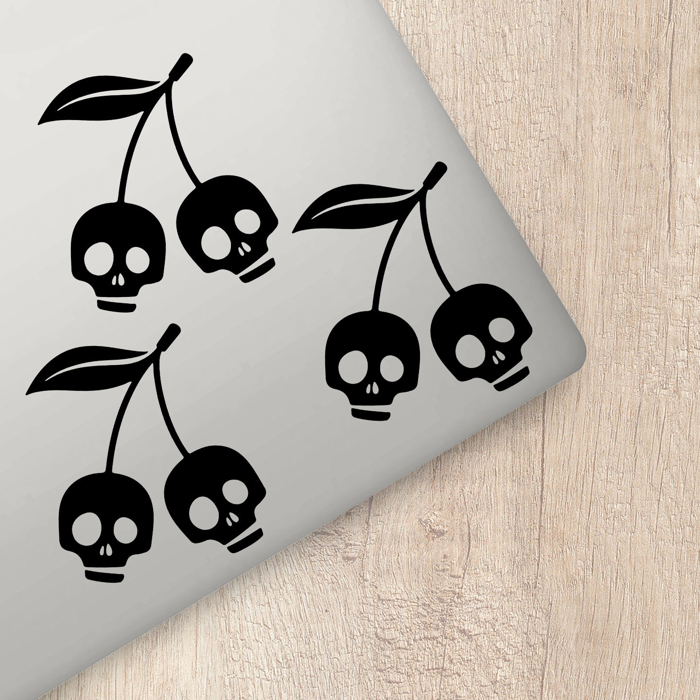 Cherry Skull Stickers