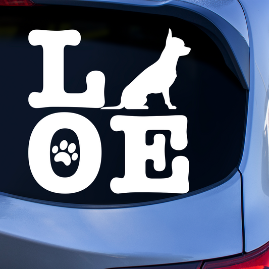 Chihuahua Love Sticker