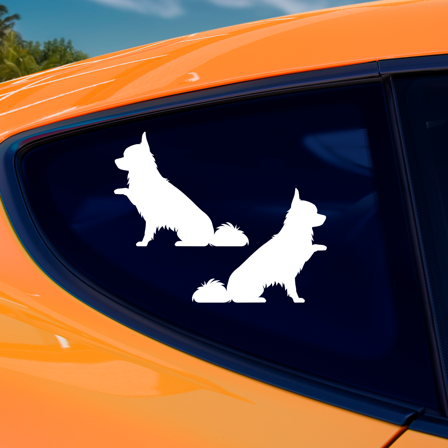 Chihuahua Silhouette Stickers