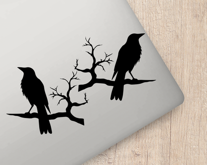 Crow Silhouette Stickers