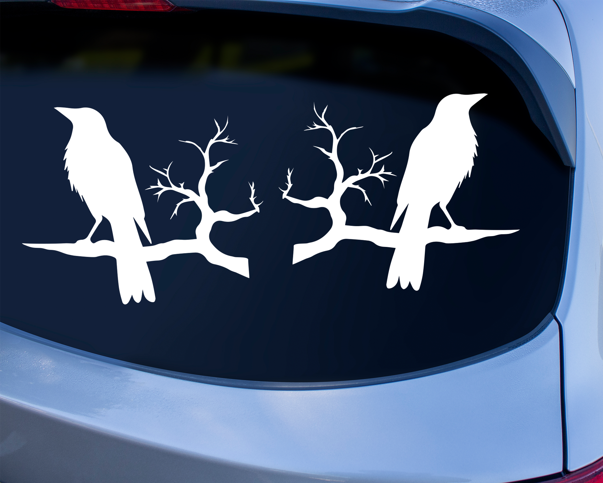 Crow Silhouette Stickers