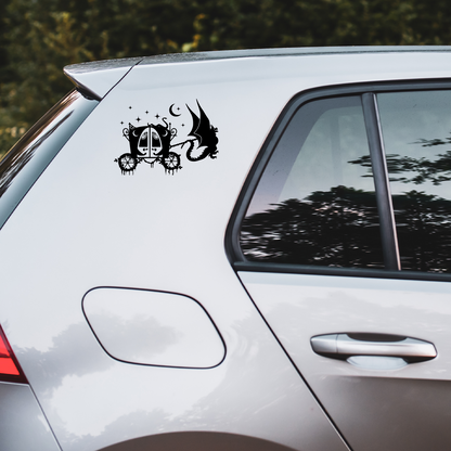 Dragon Princess Carriage Sticker