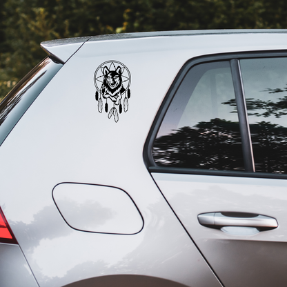 Wolf Dreamcatcher Sticker