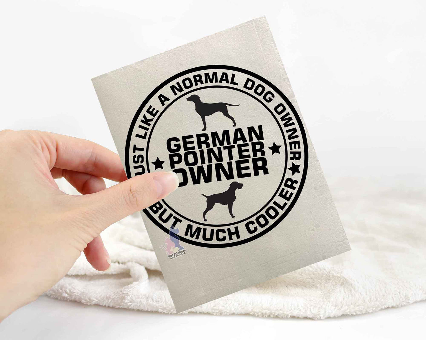 German Pointer Owner But Cooler Sticker