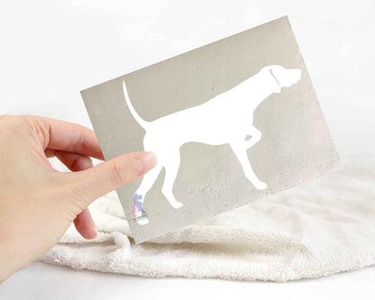 German Shorthaired Pointer Silhouette Stickers