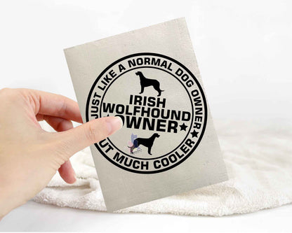 Irish Wolfhound Dog Owner But Cooler Sticker