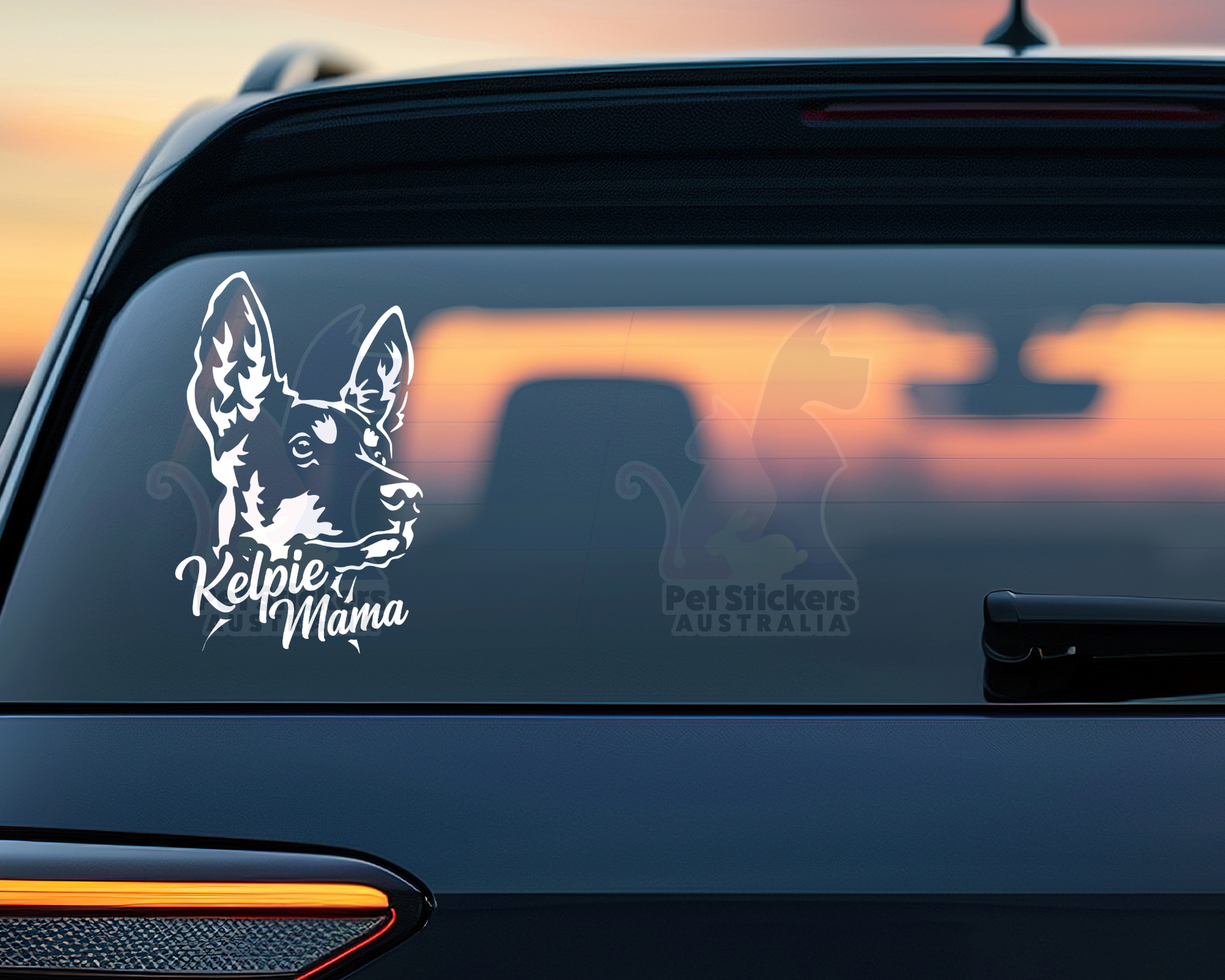 Kelpie Mama Sticker