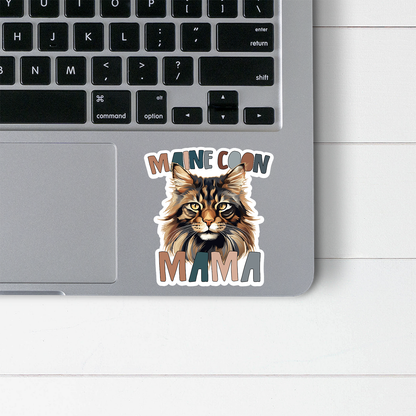 Maine Coon Mama Stickers