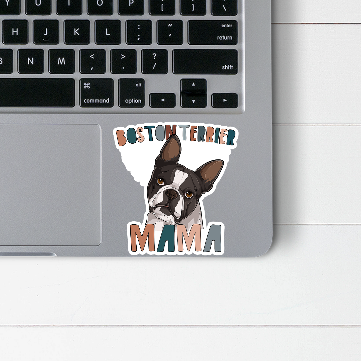 Boston Terrier Mama Sticker