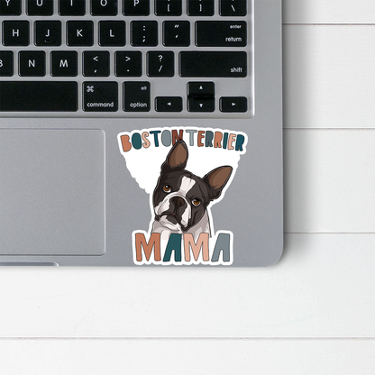 Boston Terrier Mama Sticker