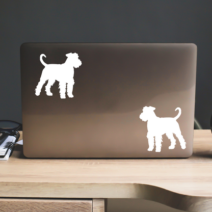 Airedale Terrier Silhouette Stickers