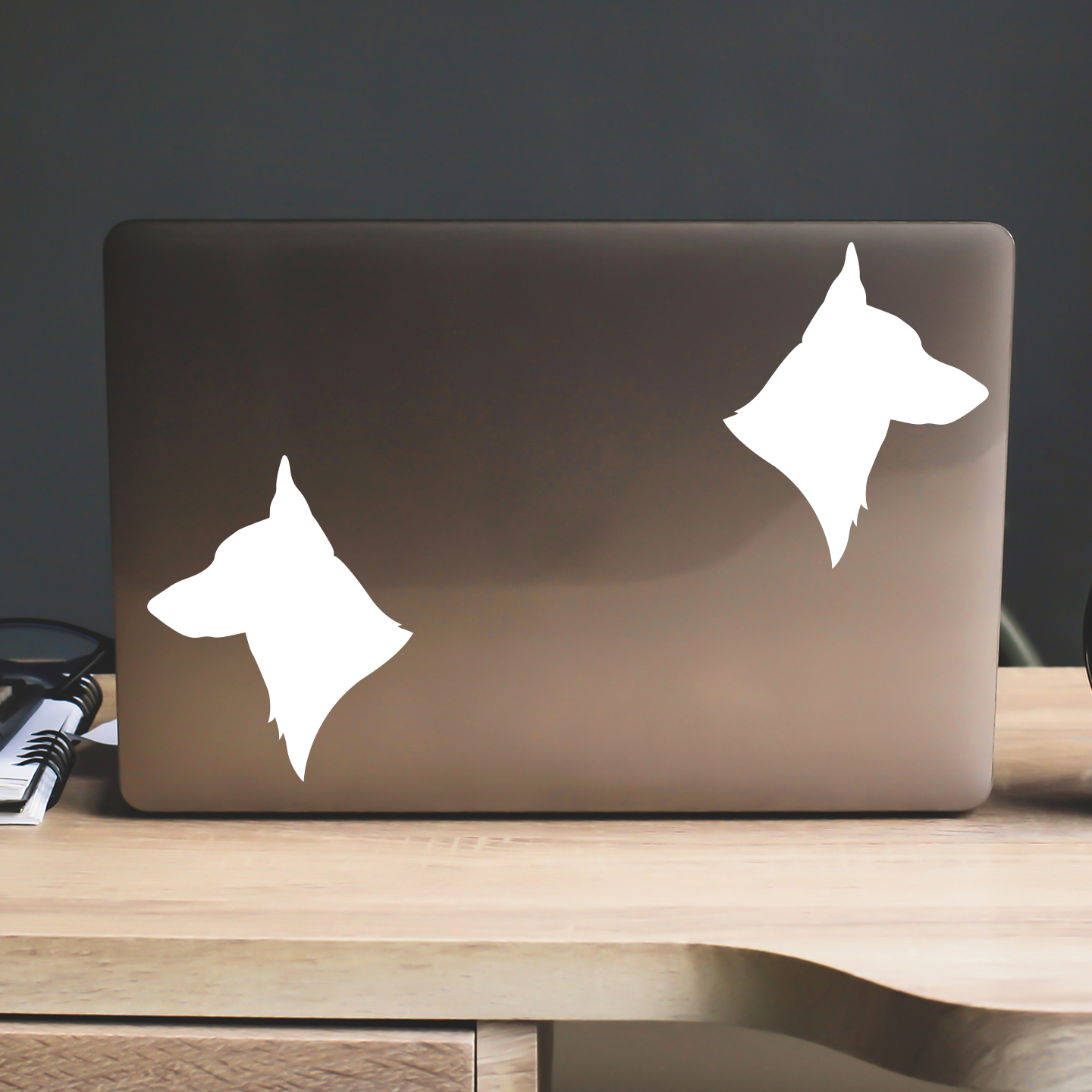 German Shepherd Silhouette Stickers