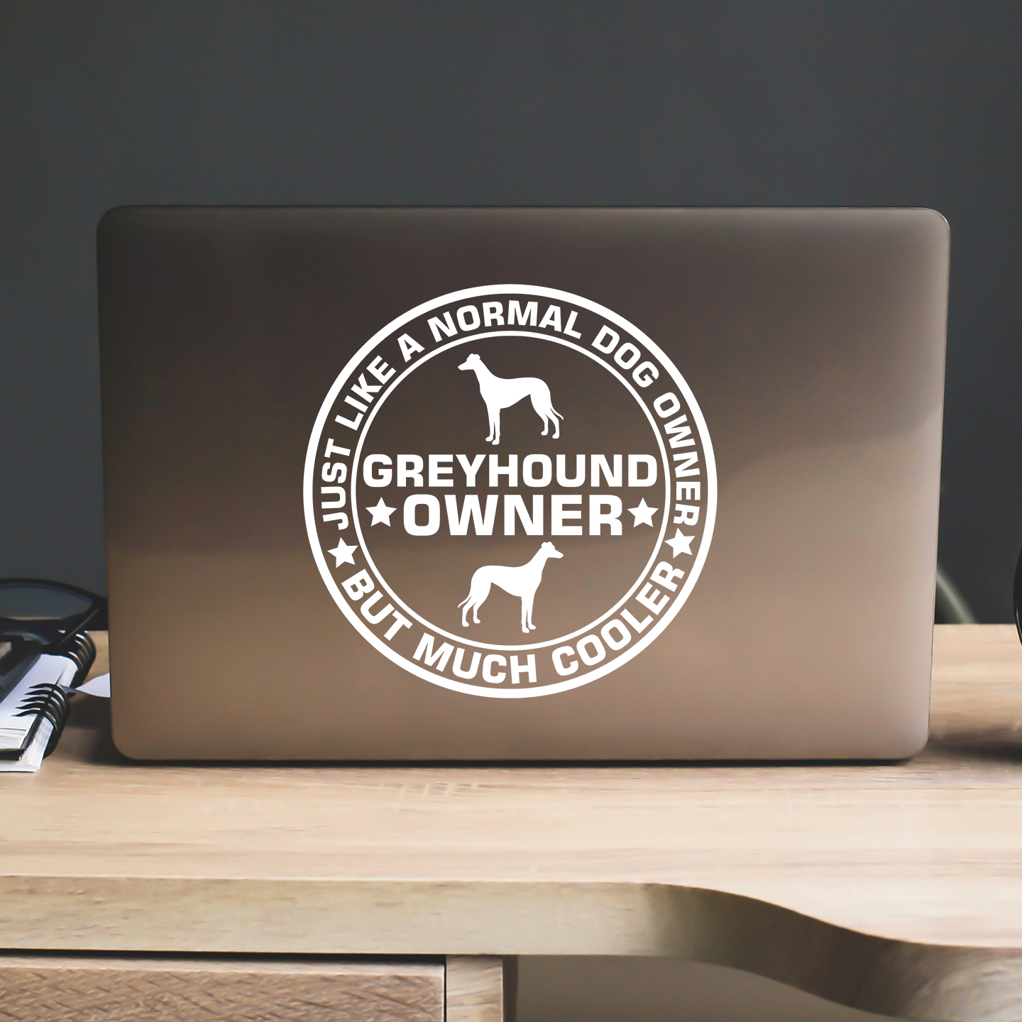 Greyhound Owner Sticker