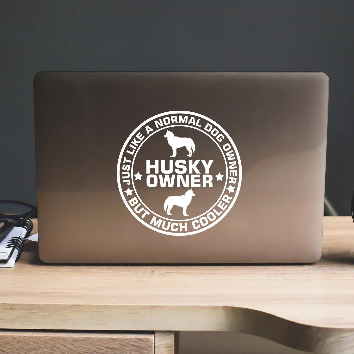 Husky Owner Sticker