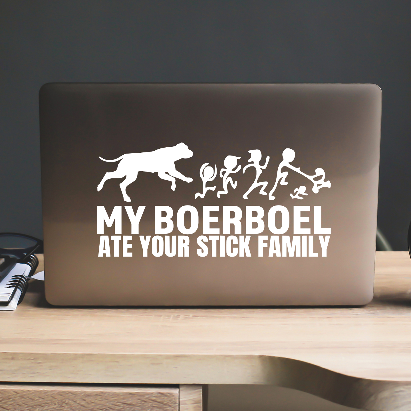 My Boerboel Ate Your Stick Family Sticker