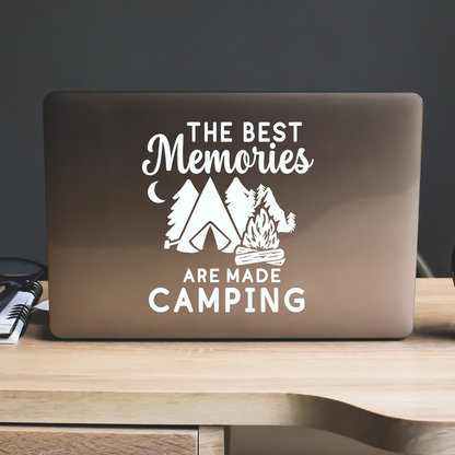 Best Memories Are Made Camping Sticker