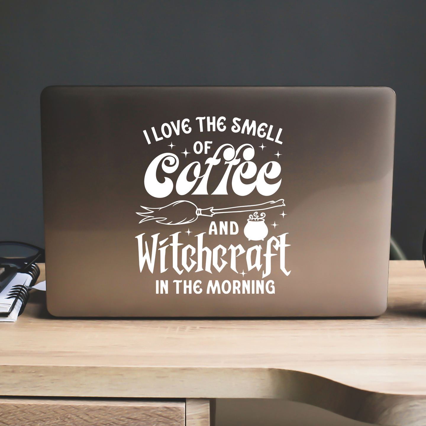 Coffee And Witchcraft In The Morning Sticker