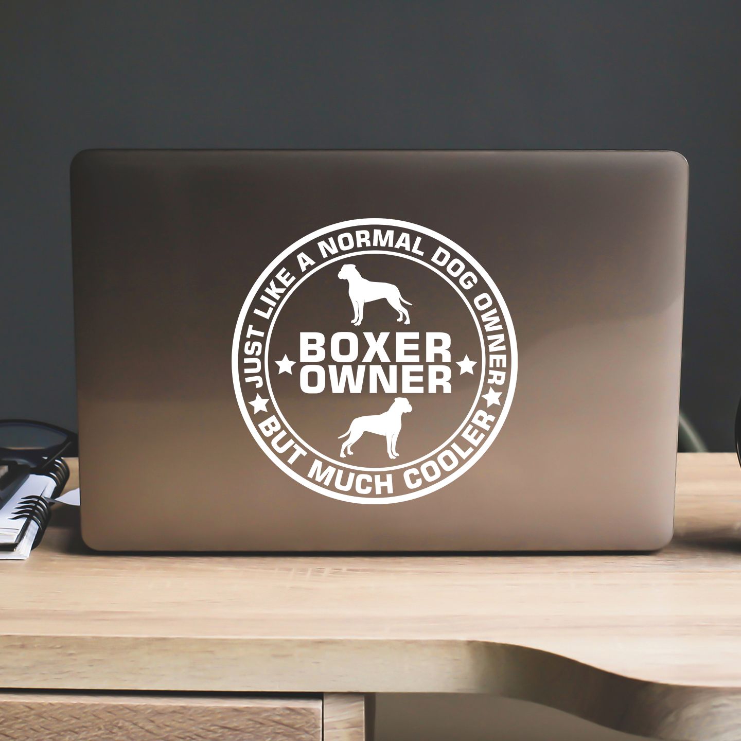 Boxer Owner Sticker