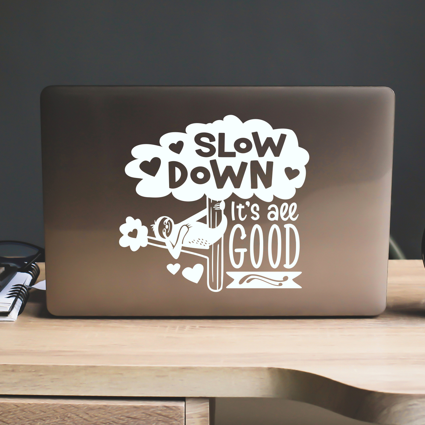 Sloth Slow Down Sticker