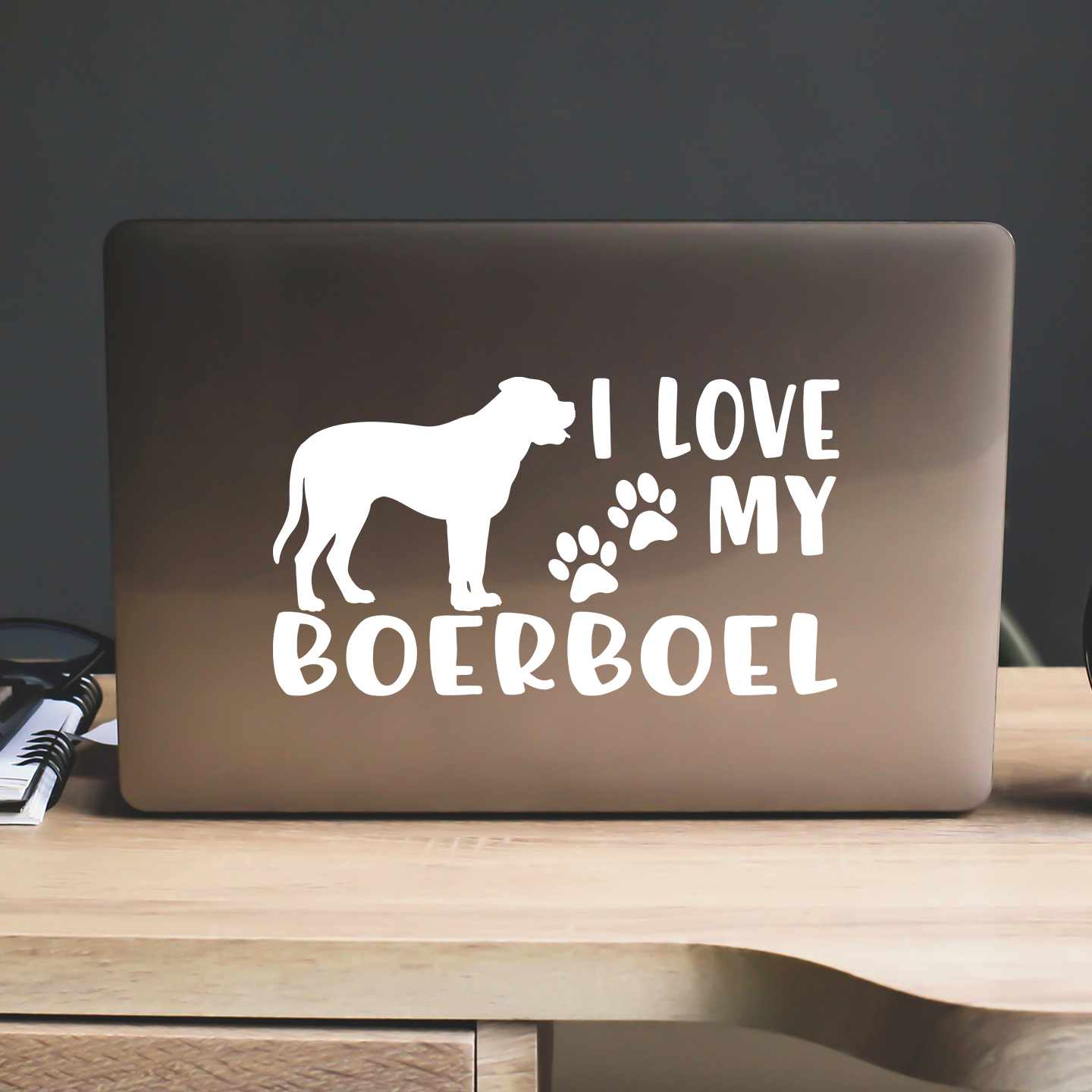 I Love My Boerboel  Sticker