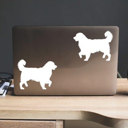 Bernese Mountain Dog Silhouette Stickers