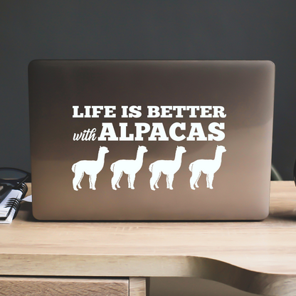 Life Is Better With Alpacas Sticker